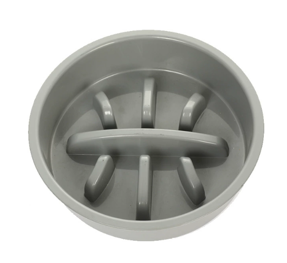 Adjustable Elevated Slow-Feed Dog Bowl