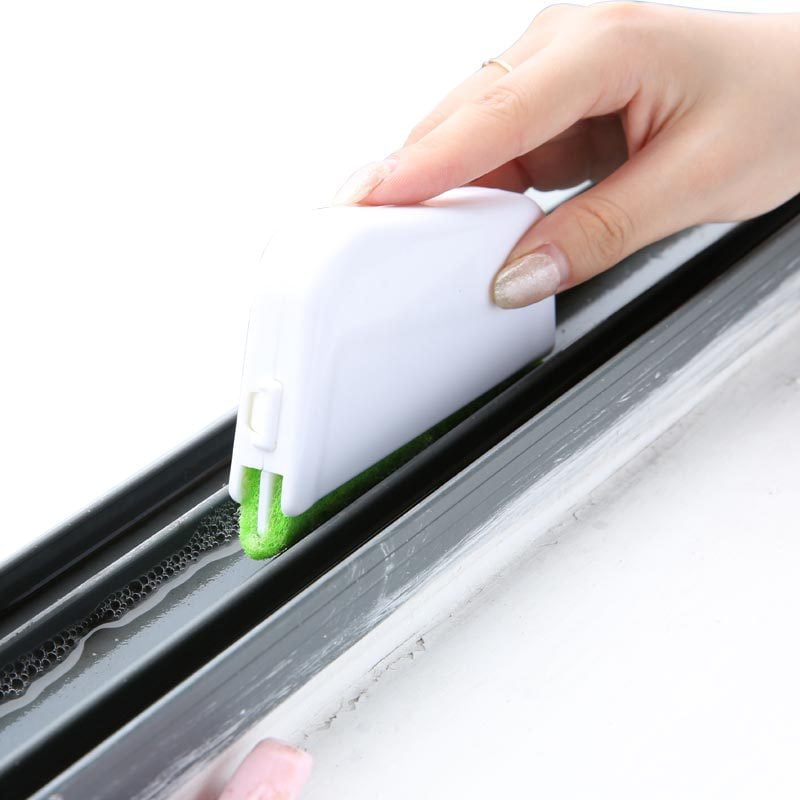 Gap Brush for Cleaning Window Tracks and Grooves