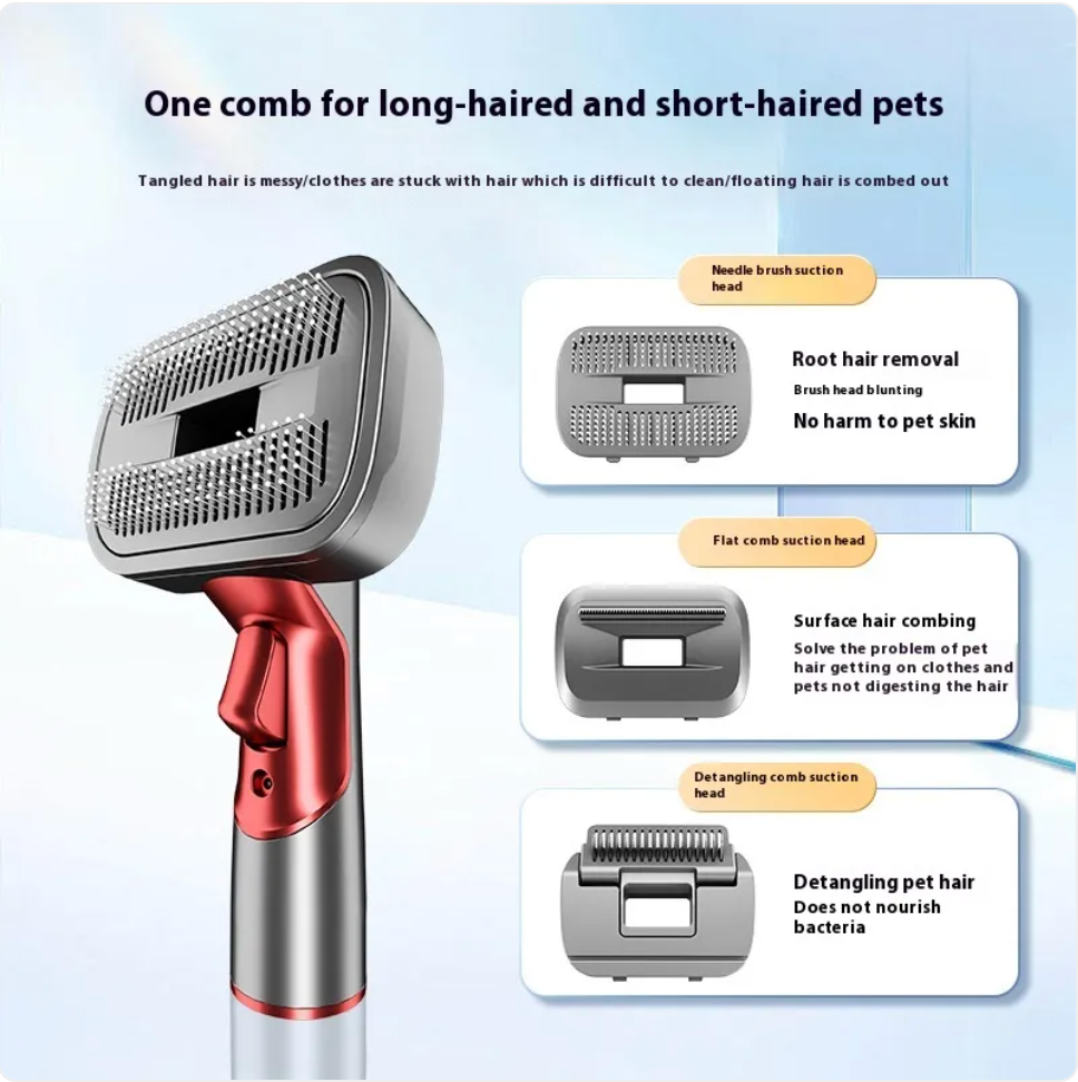 Vacuum Pet Hair Suction Comb Attachment
