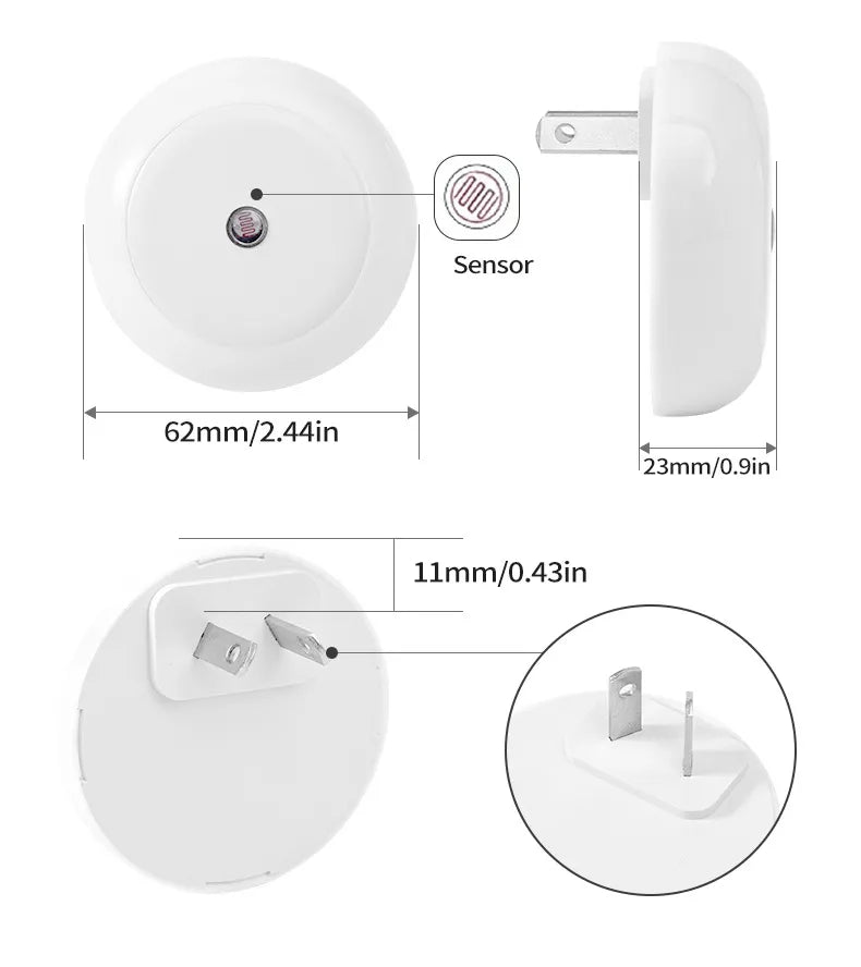 Plug-in Mini Sensor Night Light