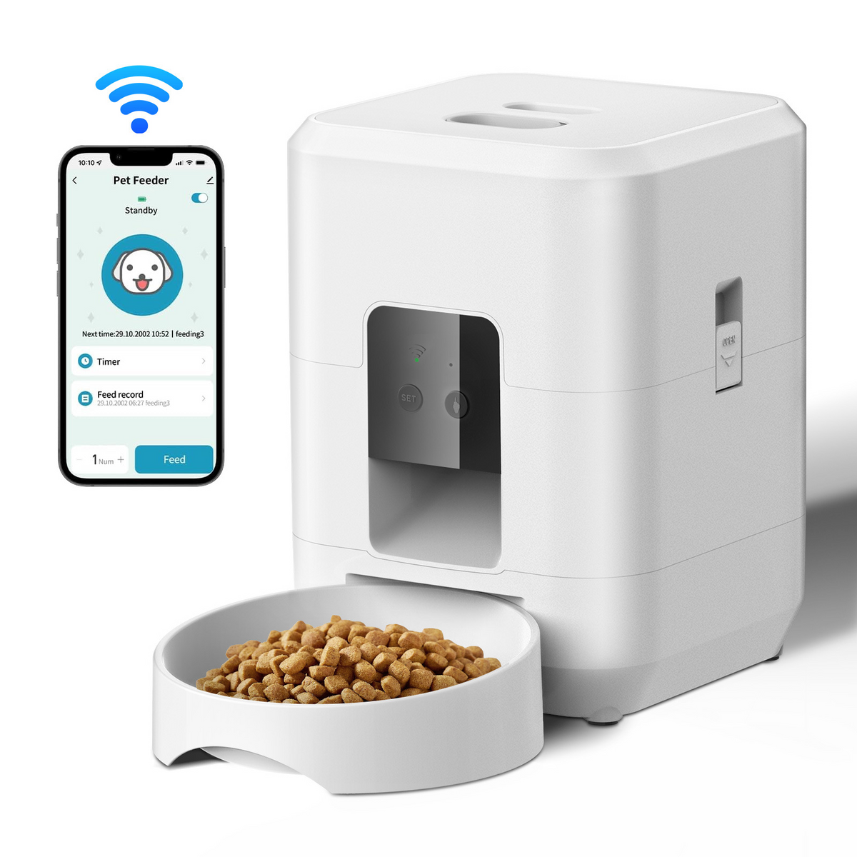 Smart Feed Pro – Automatic Pet Feeder with App Control