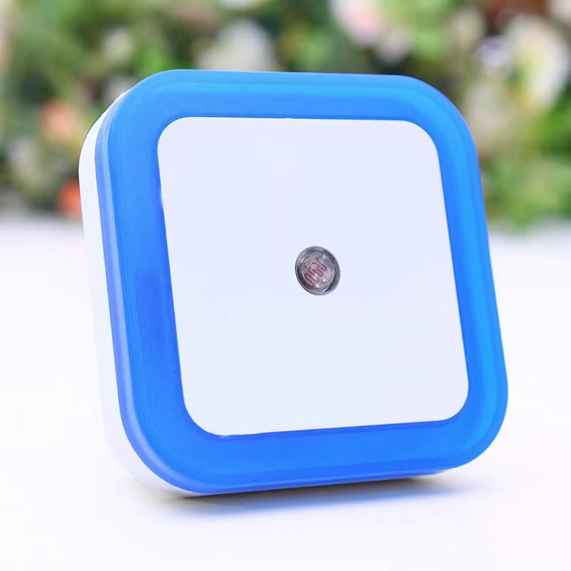 Square Light Control Night Lamp - Creative Plug-in Design