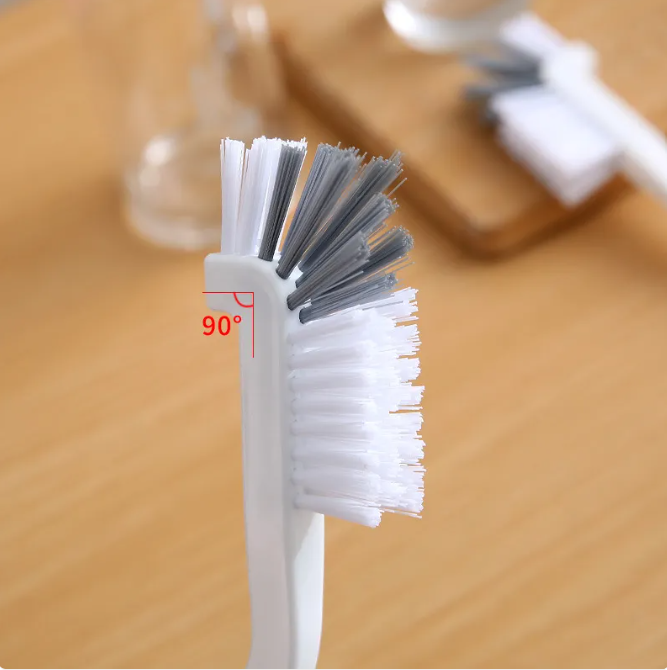 Kitchen Tools Clean Narrow Brush Plastic Cleaning Brush Long Handle Milk Bottle Glass Tube Cleaning Pan Bowl Brush Kit