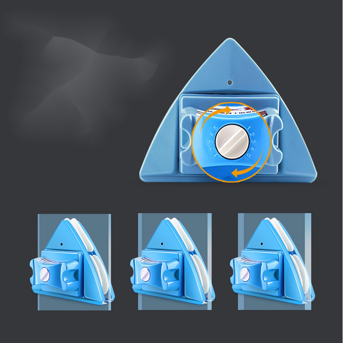 Magnetic Double-Sided Window Washer
