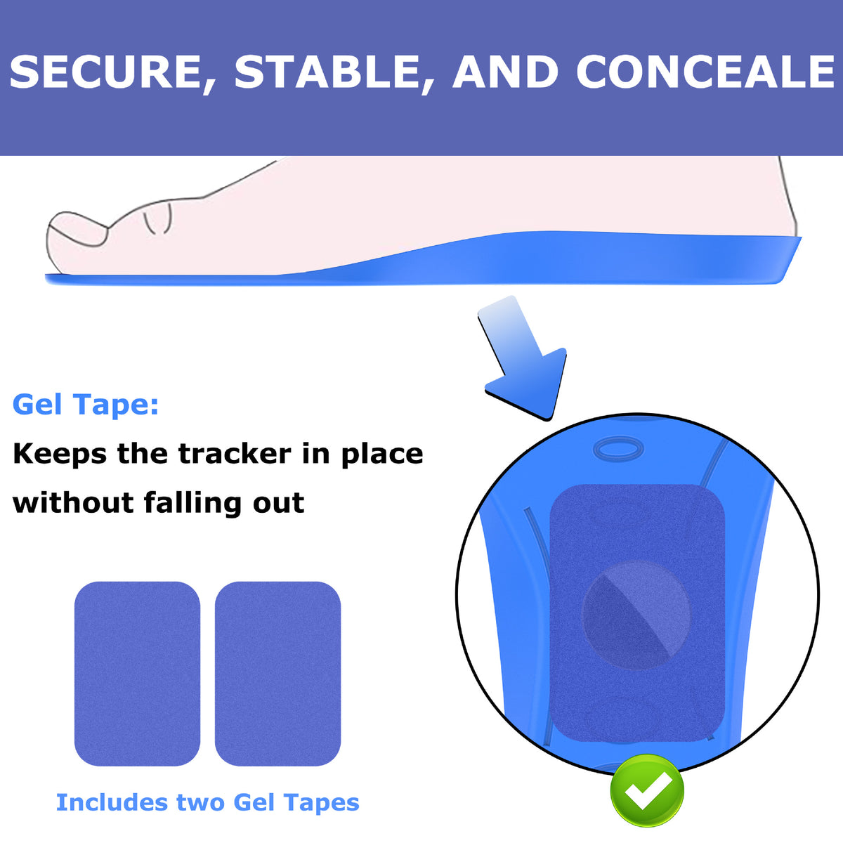 Anti-Lost Locator Insole Cover